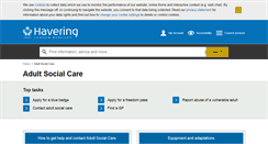 Desktop Screenshot of haveringcarepoint.org